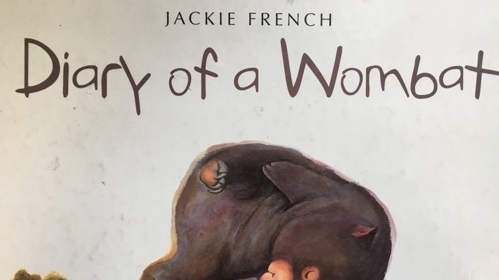 Diary Of A Wombat book read aloud cover image