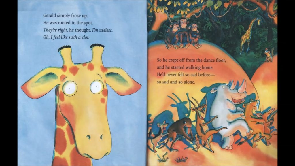 giraffe's can't dance book read aloud