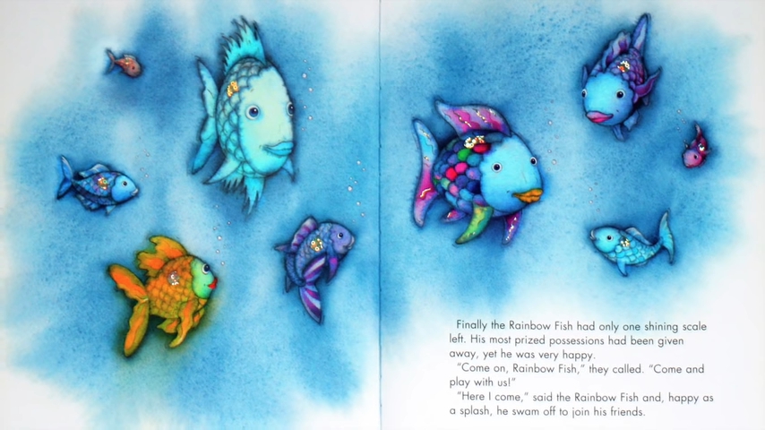 My Rainbow Fish Glitter Stickers [Book]